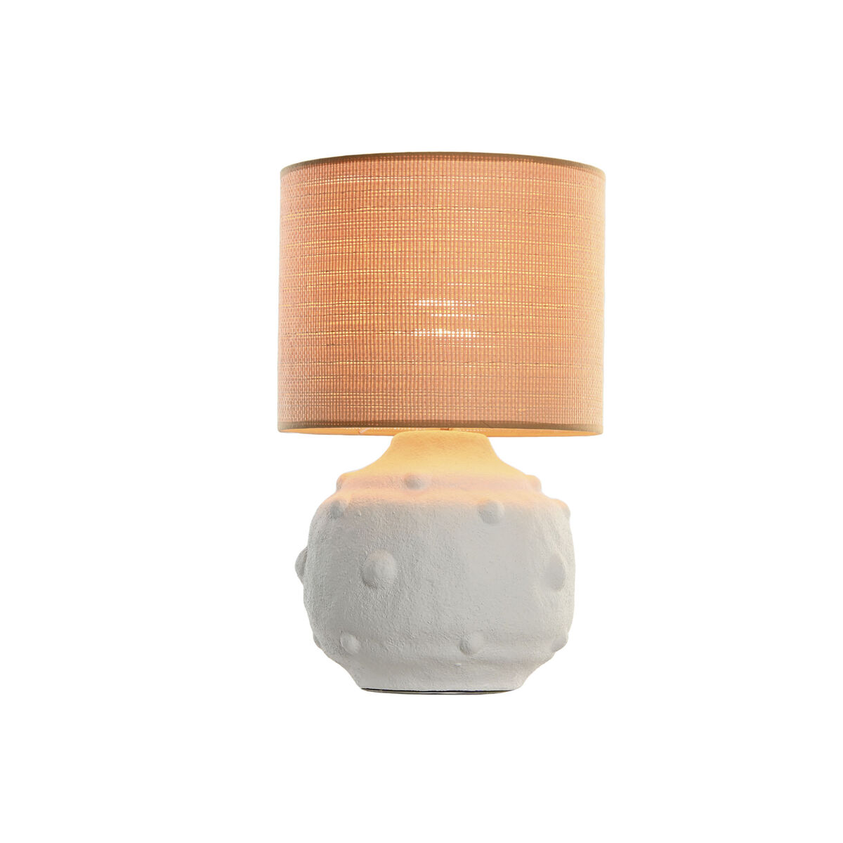Bordslampa Home ESPRIT Vit Brun 50 W 220 V - 2