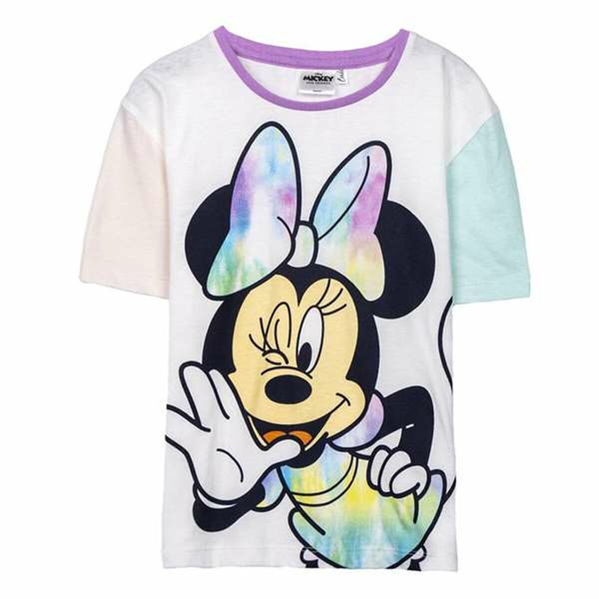 Barn T-shirt med kortärm Minnie Mouse Mörkgrön 5 år