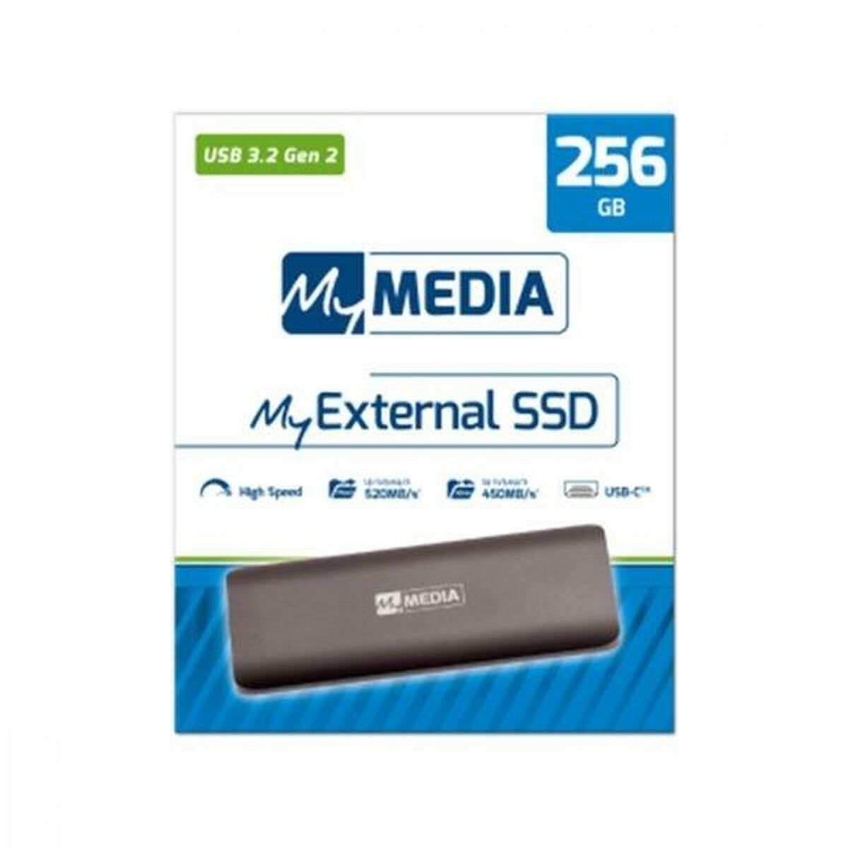 USB-minne MyMedia Svart 256 GB - 2