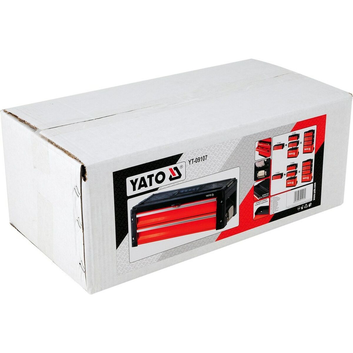 Verktygslåda Yato YT-09107 Metall Stål - 2