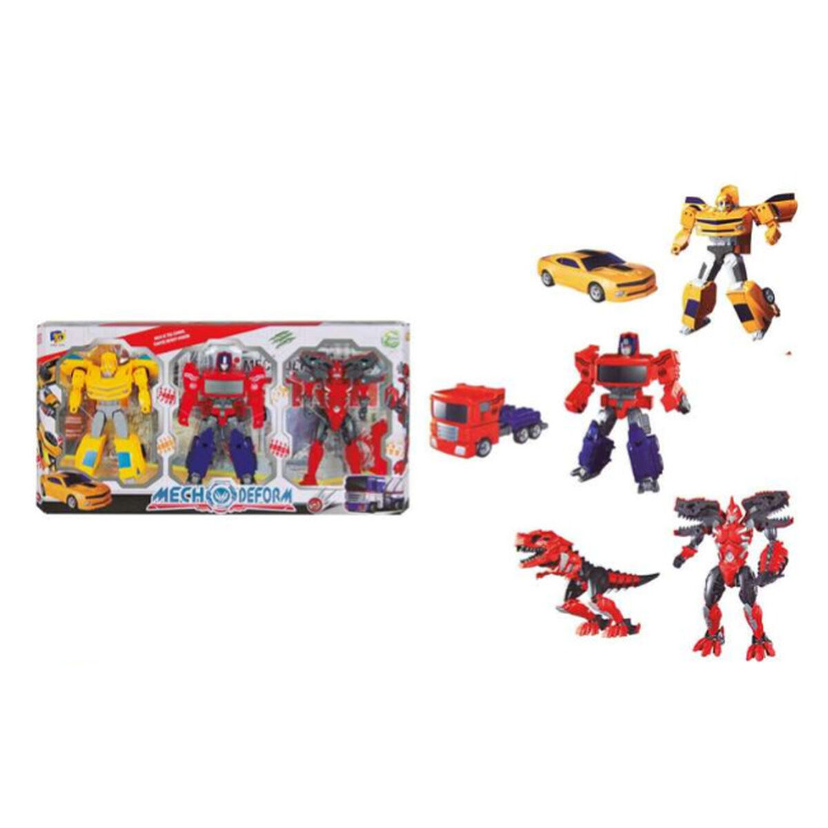 Actionfigurer Mech Deform 17 cm - 3
