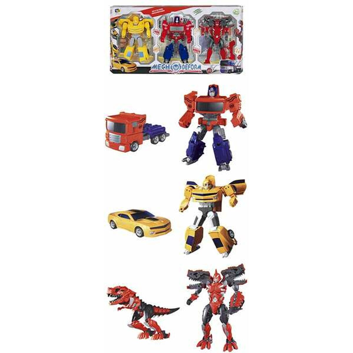 Actionfigurer Mech Deform 17 cm - 4