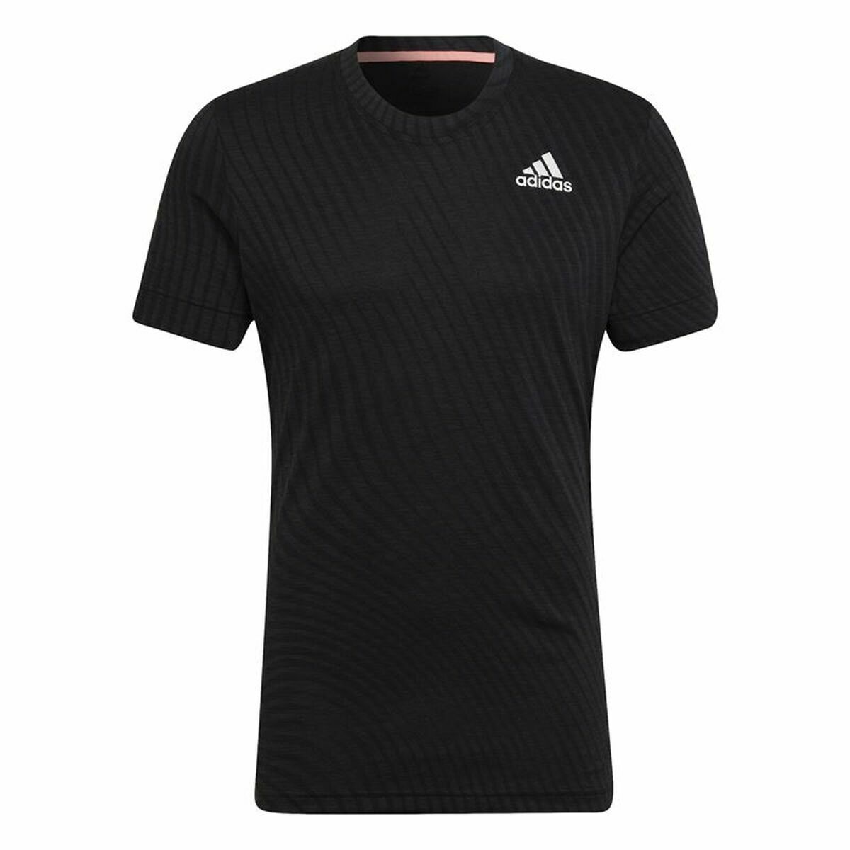 T-shirt med kortärm Herr Adidas Freelift Svart
