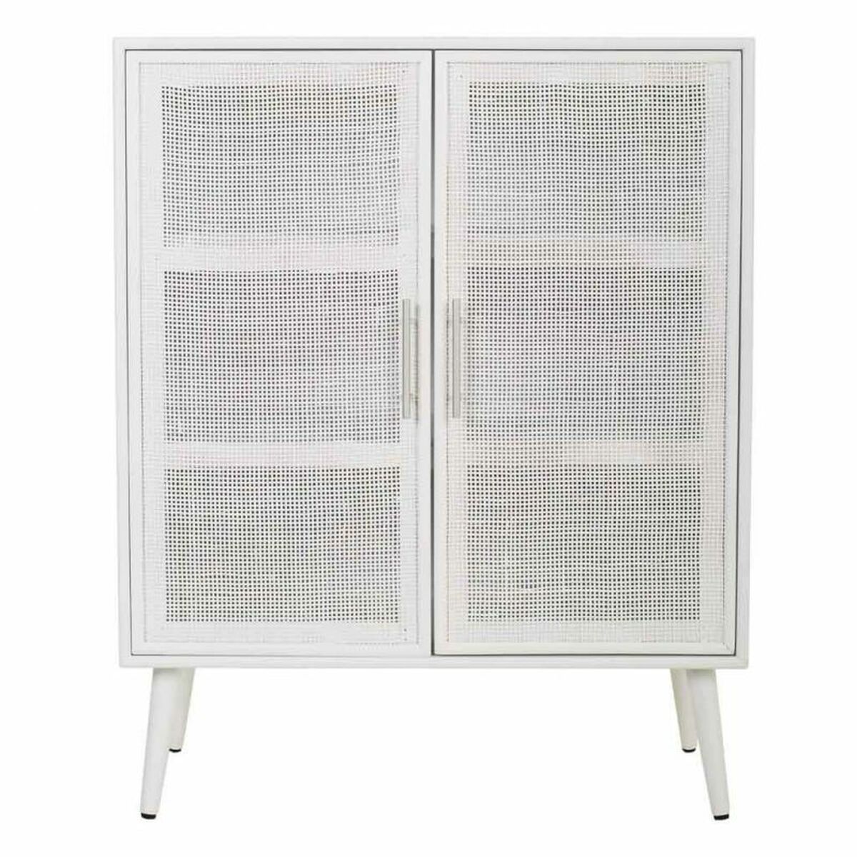 Skåp Alexandra House Living Silvrig white wedding Bambu Trä MDF 37 x 101 x 80 cm - 3