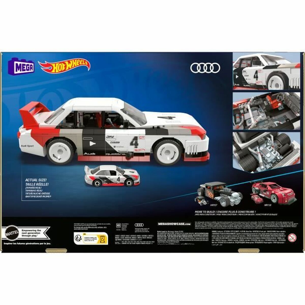 Byggsats Megablocks HOT WHEELS COLLECTOR AUDI - 3