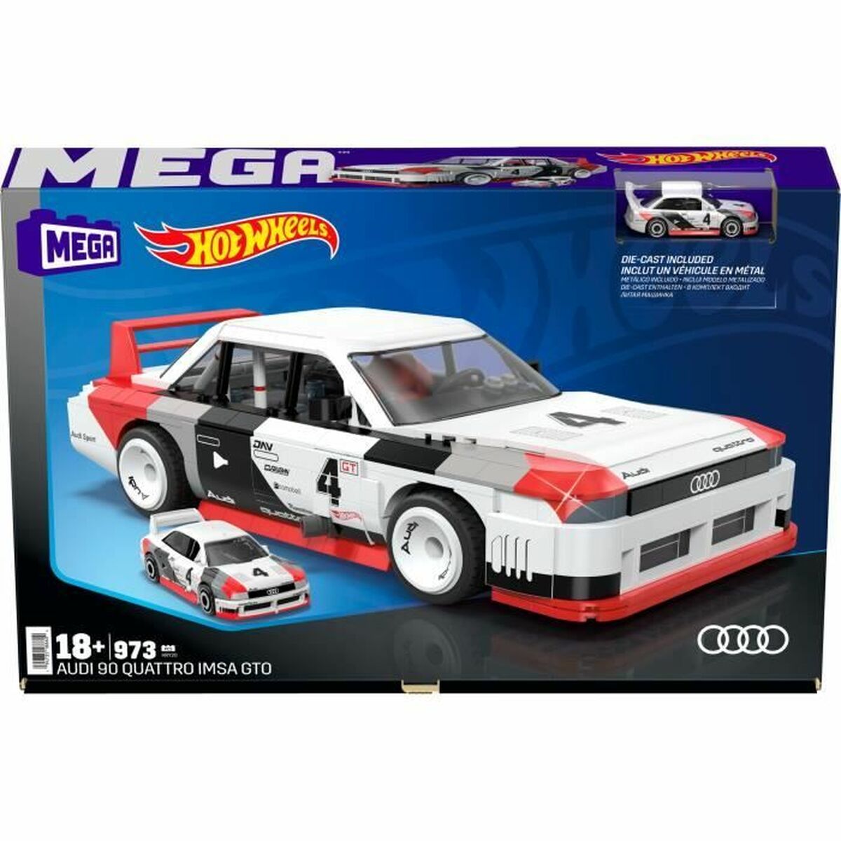 Byggsats Megablocks HOT WHEELS COLLECTOR AUDI - 4