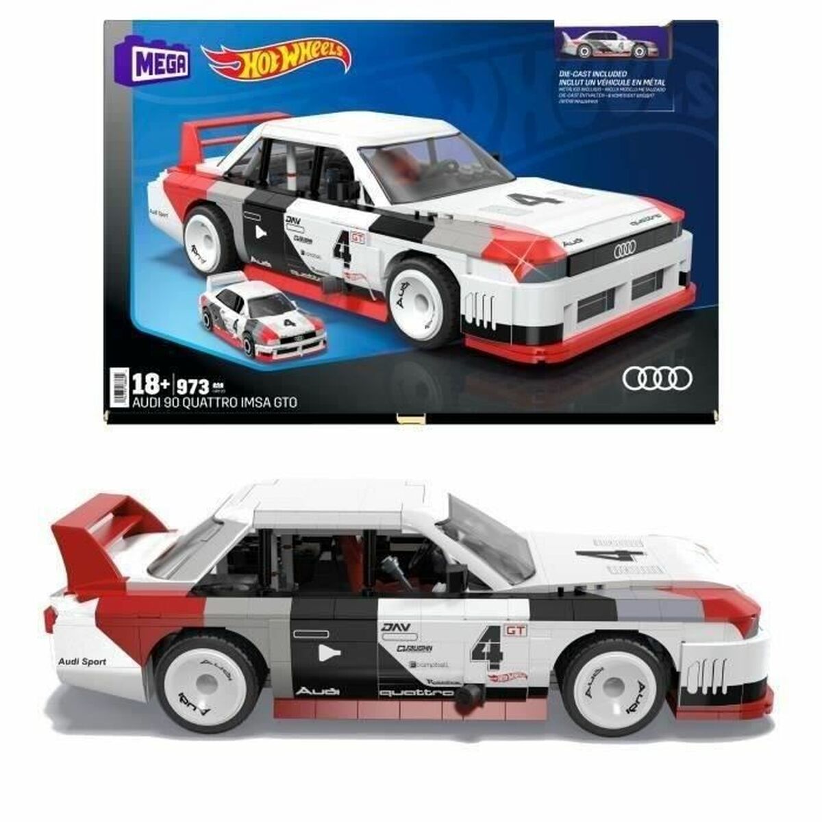 Byggsats Megablocks HOT WHEELS COLLECTOR AUDI