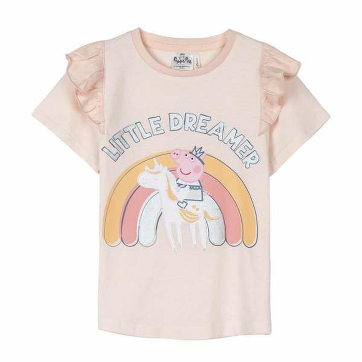 Barn T-shirt med kortärm Peppa Pig