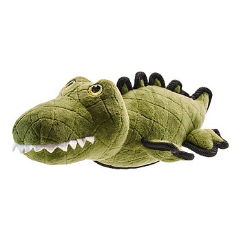 Mjuk leksak för hundar Hunter Tough Grön Polyester Krokodil 38 cm 27 cm