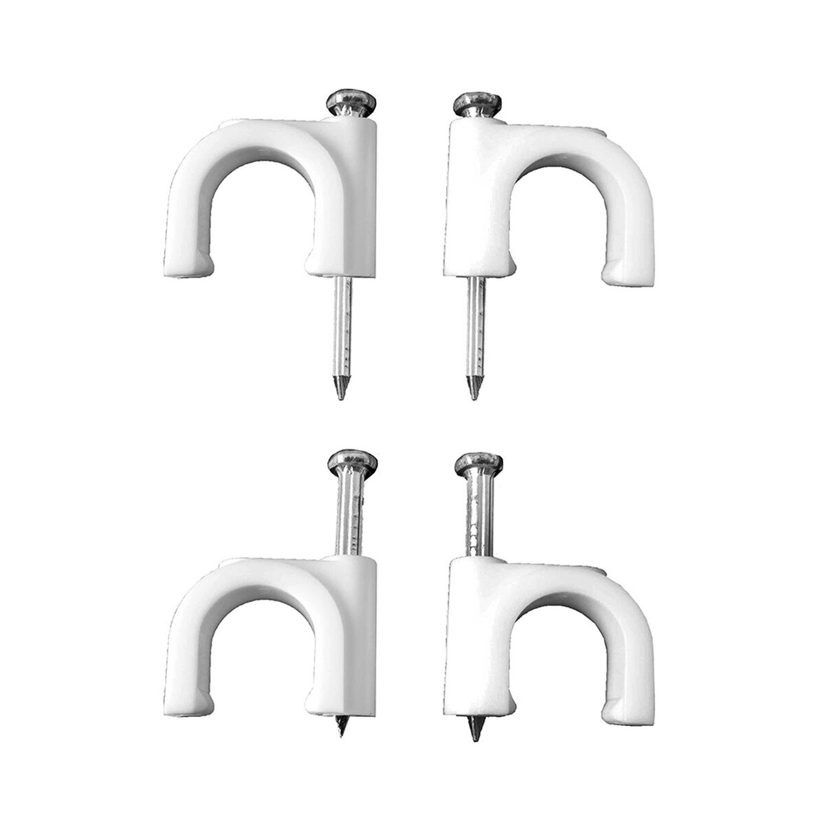 Häftklamrar Lapafil Nº 10 2 x 6 mm Vit Kablar 100 antal - 2