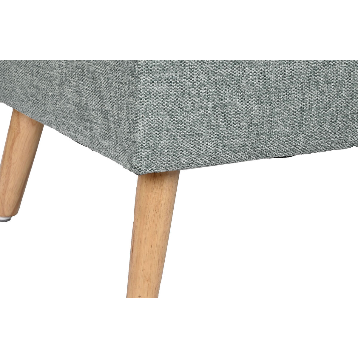 Sittpall Home ESPRIT Svart Grön Naturell Trä 114 x 44 x 42 cm - 6