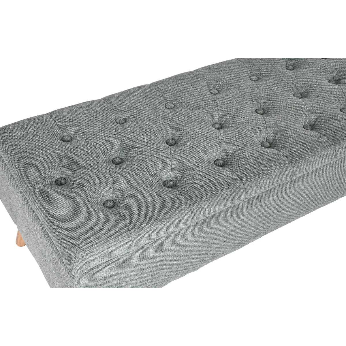 Sittpall Home ESPRIT Svart Grön Naturell Trä 114 x 44 x 42 cm - 3