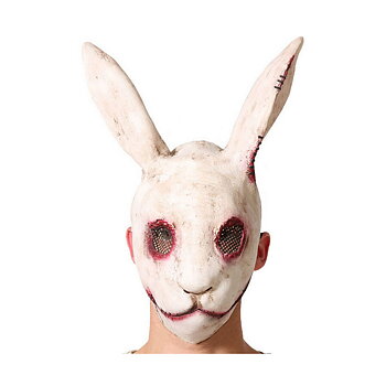Mask Halloween Vit Kanin