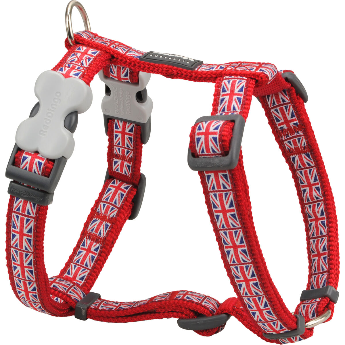 Hundsele Red Dingo Union Jack 25-39 cm Röd - 2