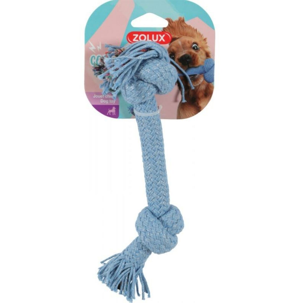 Hundleksak Zolux Cosmic Blå Multicolour Polyester (1 Delar) - 2