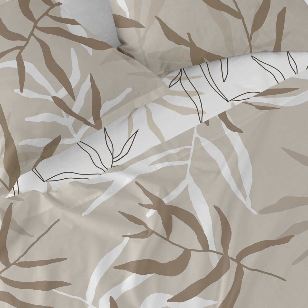 Överlakan HappyFriday Blanc Maple Multicolour 210 x 270 cm - 3