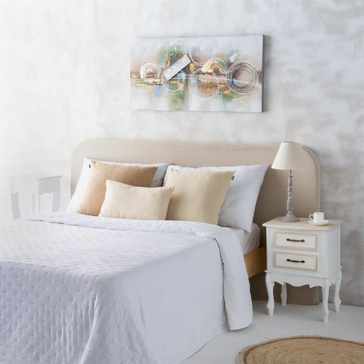 Tavla Alexandra House Living Kanvas Granträ 100 x 3 x 50 cm - 2