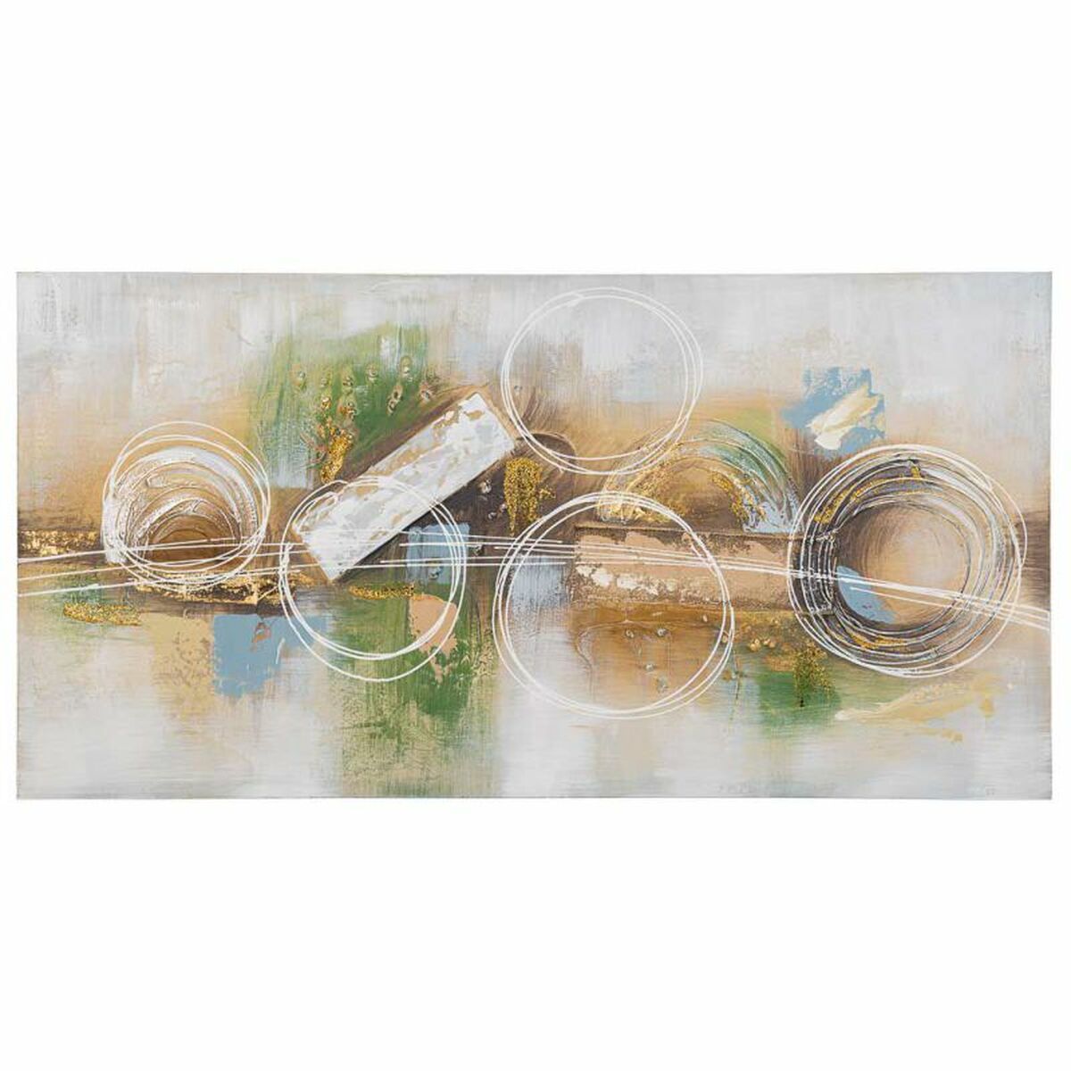 Tavla Alexandra House Living Kanvas Granträ 100 x 3 x 50 cm - 3
