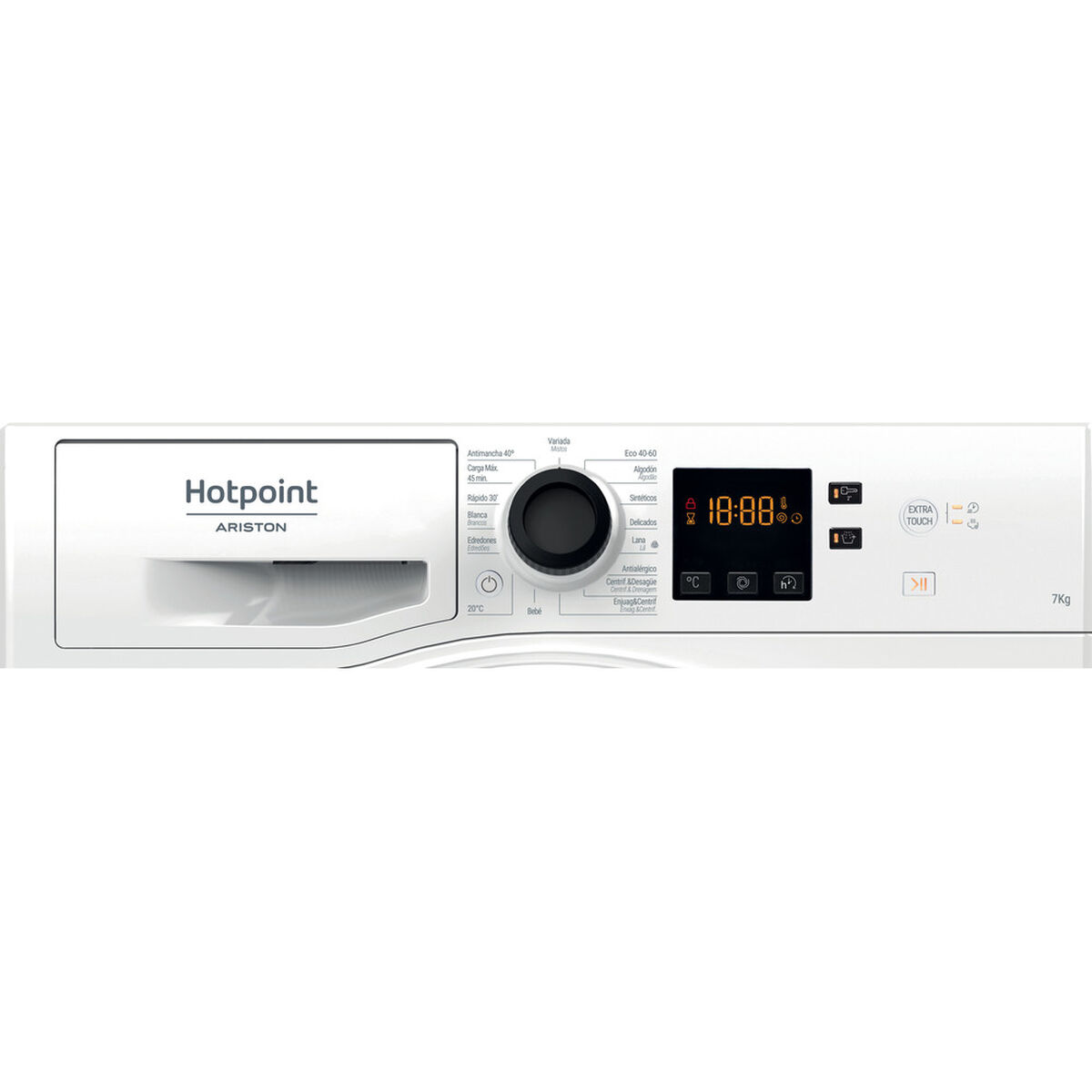 Tvättmaskin Hotpoint-Ariston NS722UWKSPTN 59,5 cm 1200 rpm 7 kg - 7