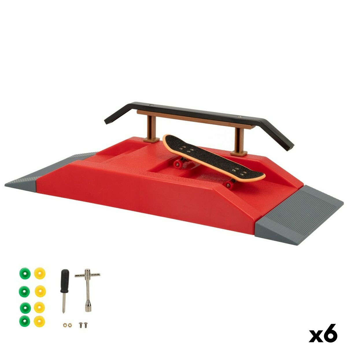 finger skateboard Colorbaby (6 antal) - 4