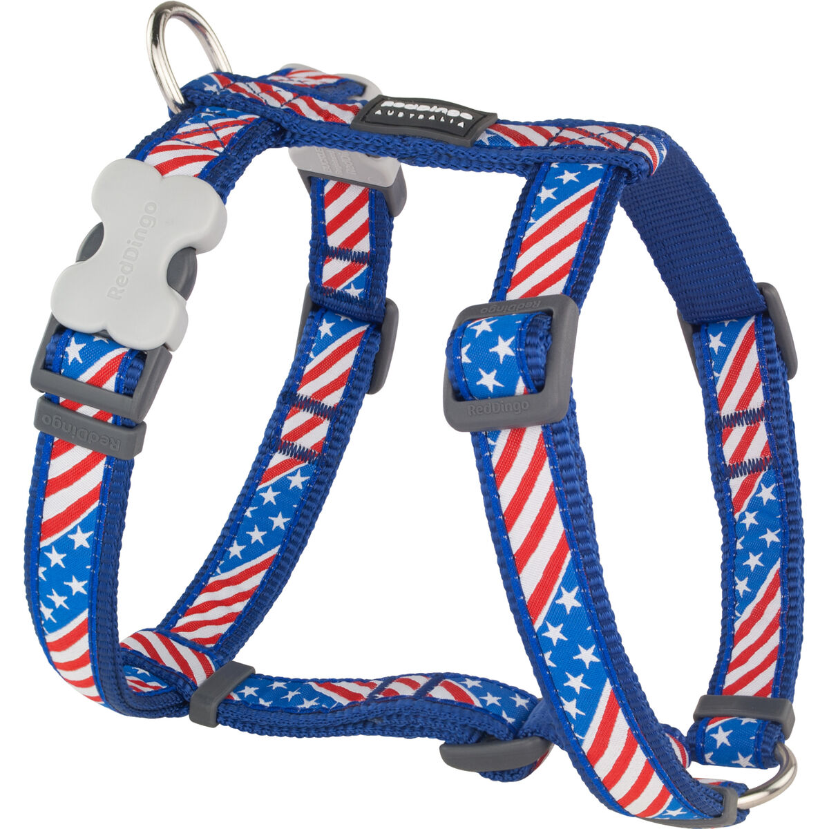 Hundsele Red Dingo US Flag 25-39 cm Röd Blå - 2
