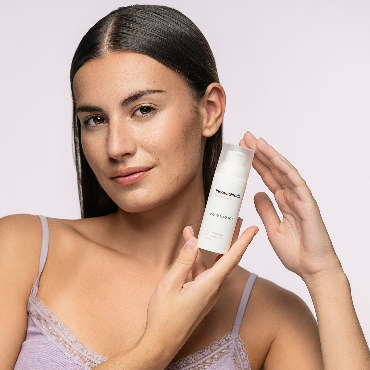Fuktgivande ansiktskräm Kombucha Vibecare InnovaGoods 50 ml - 2