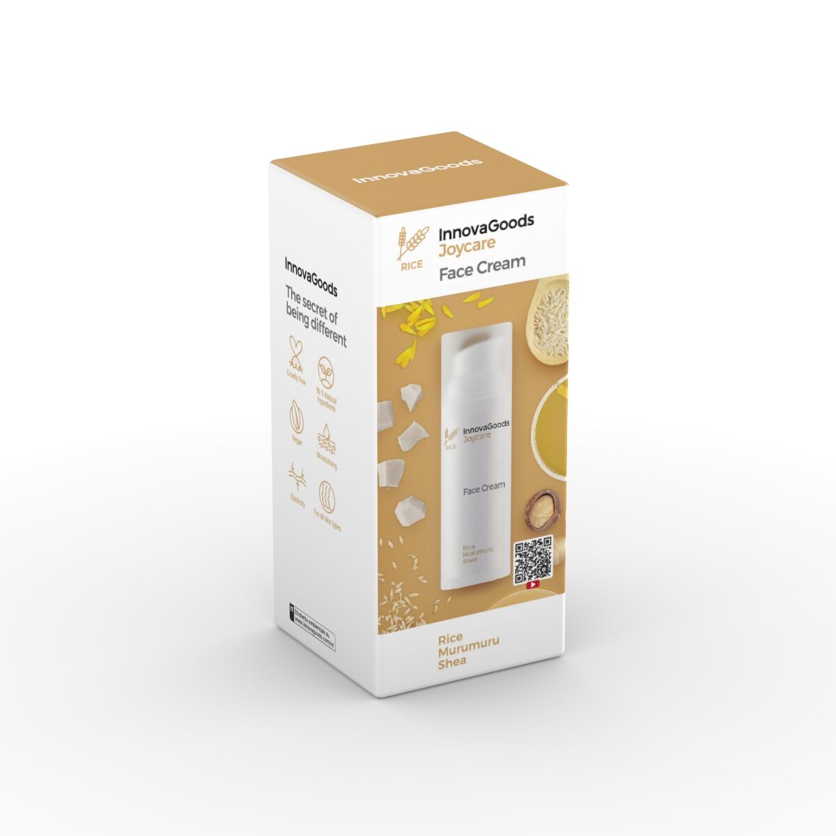 Fuktgivande ansiktskräm Rice Joycare InnovaGoods 50 ml - 8