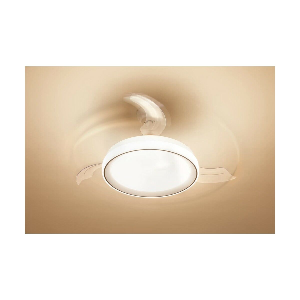 Takfläkt med belysning Philips Atlas Vit 35 W 28 W 4500 Lm - 9