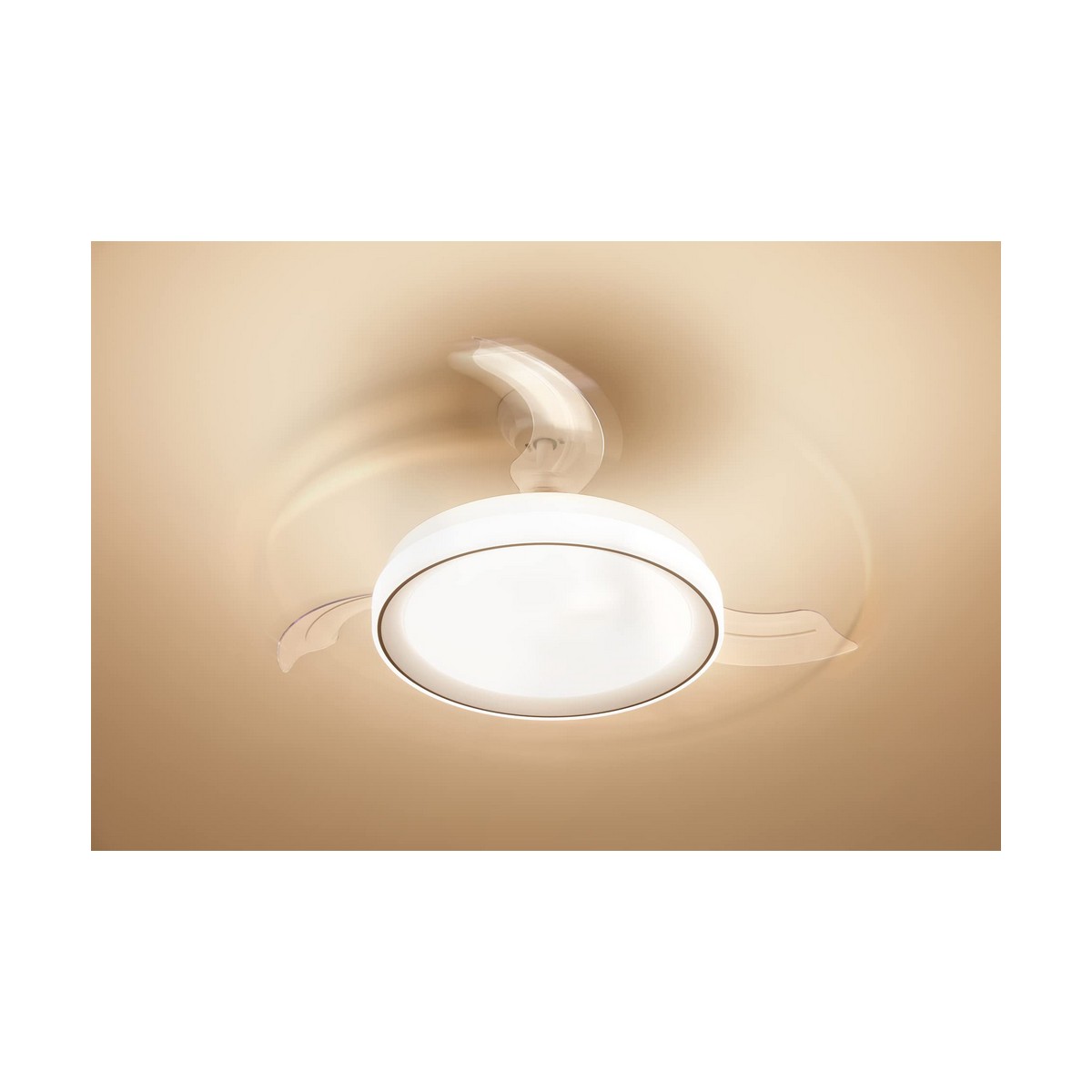 Takfläkt med belysning Philips Atlas Vit 35 W 28 W 4500 Lm - 3
