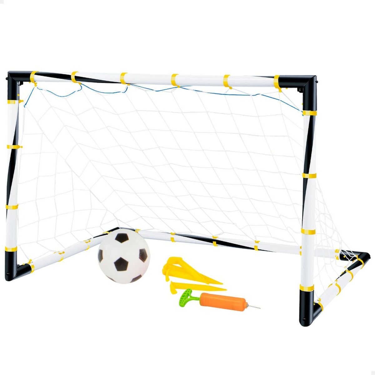Fotbollsmål Colorbaby Hopfällbar 100 x 70 x 70 cm (2 antal) - 4