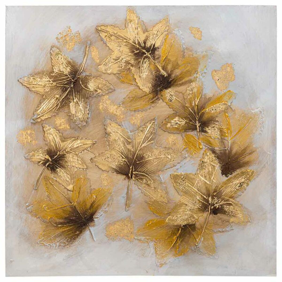 Tavla Alexandra House Living Nature Kanvas Granträ 60 x 3 x 60 cm - 3