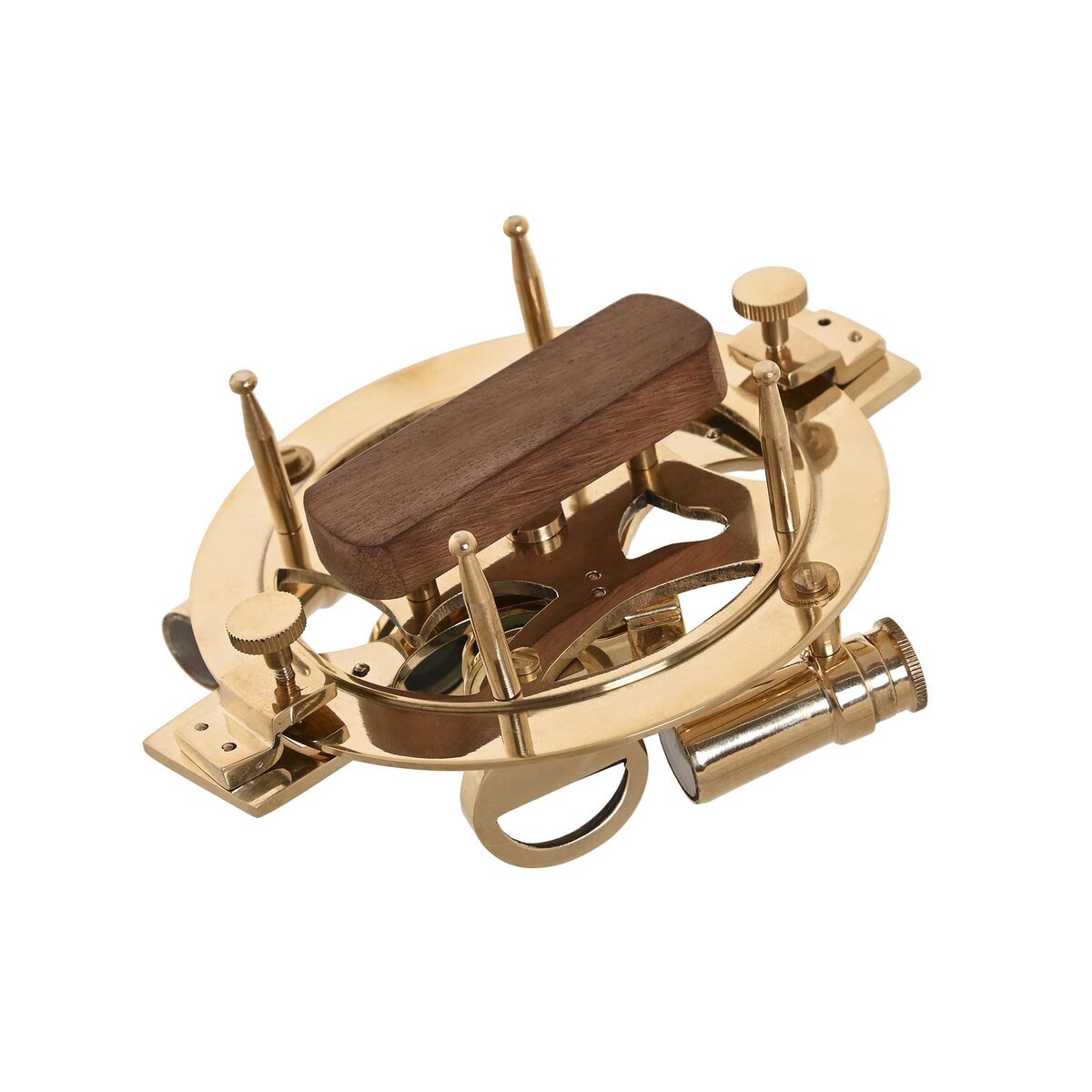 Prydnadsfigur DKD Home Decor Gyllene Trä Vintage Mässing (12,5 x 10 x 5 cm) - 5