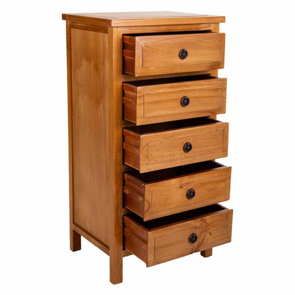 Byrå Alexandra House Living Brun furuträ Trä MDF 93 x 37 x 47 cm - 3