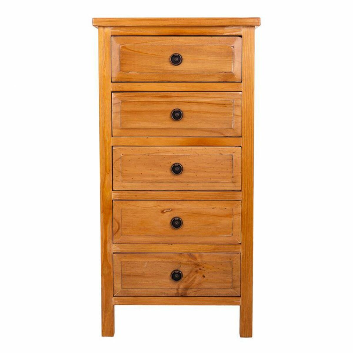 Byrå Alexandra House Living Brun furuträ Trä MDF 93 x 37 x 47 cm - 2