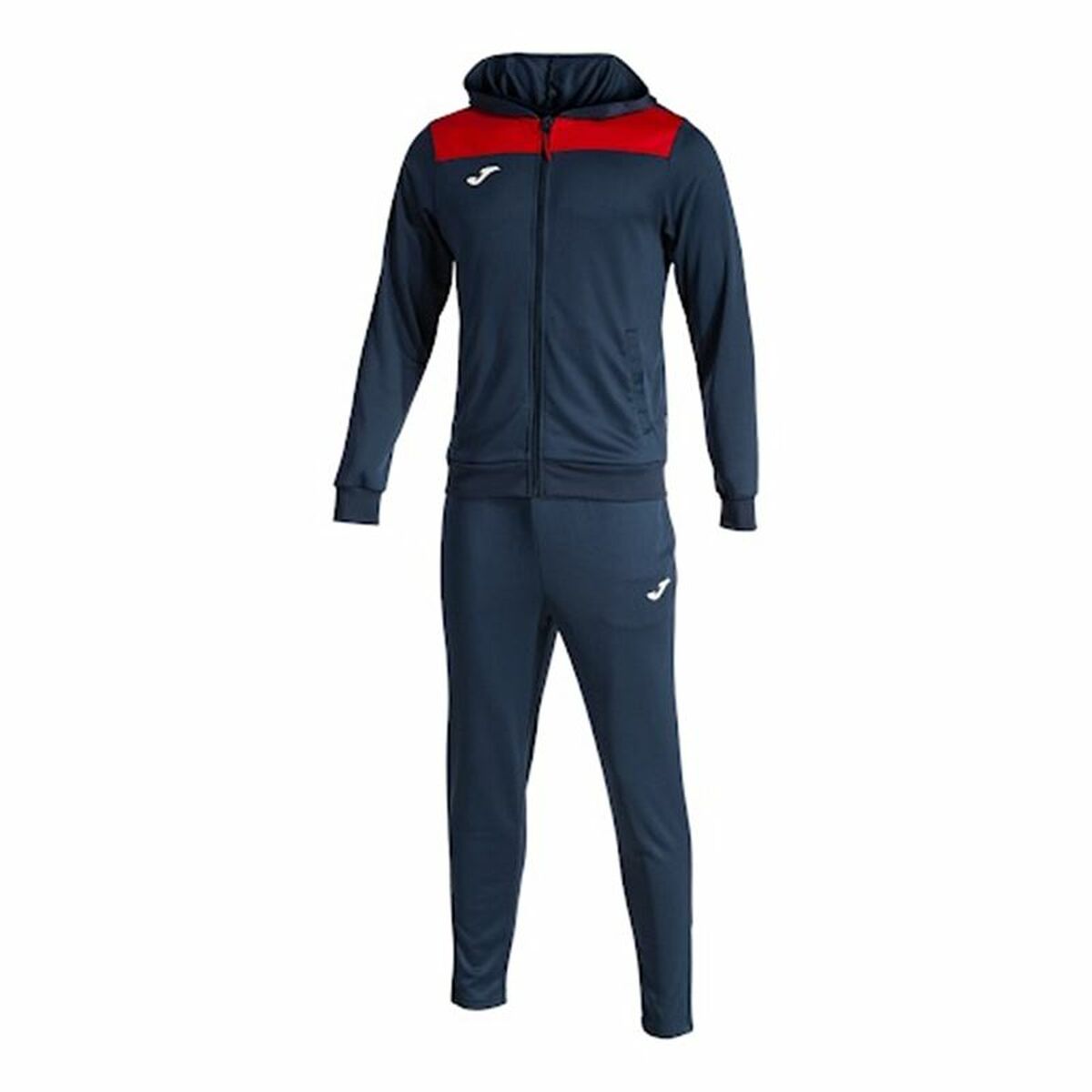 Träningsoverall, Vuxen Joma Sport PhoenIX II Röd Marinblå Barn Män 2 Delar