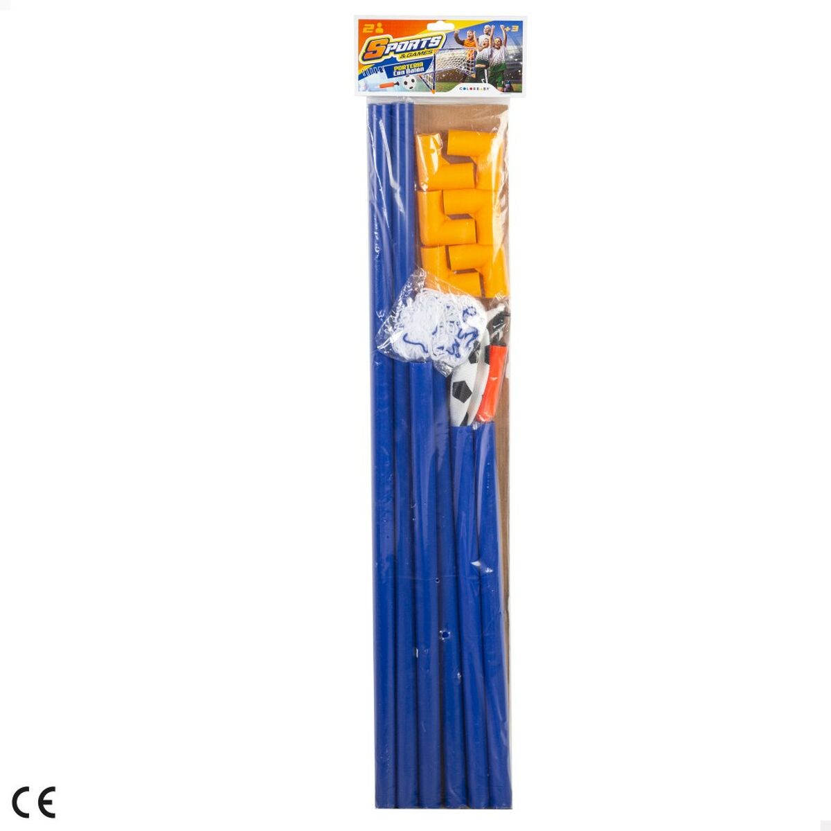 Fotbollsmål Colorbaby 92 x 63 x 55 cm (6 antal) - 2