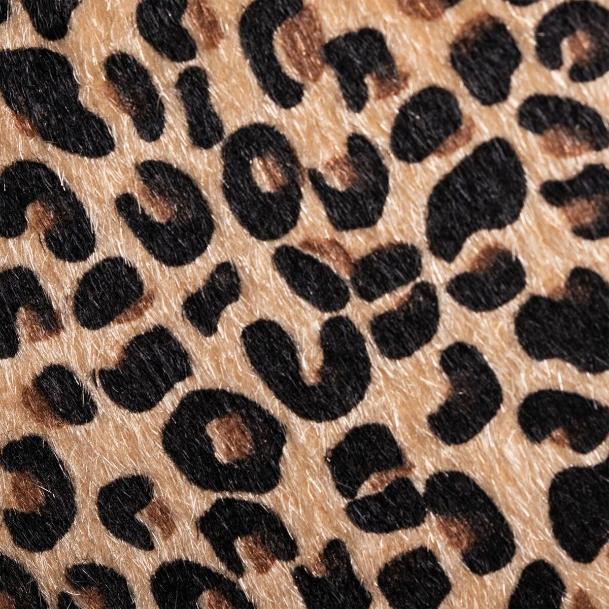 Väggklocka 48 x 3,5 x 48 cm Syntetmaterial Metall Leopard - 2