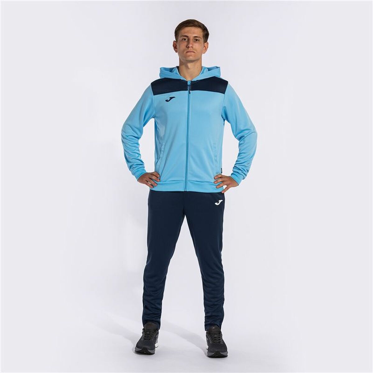 Träningsoverall, Vuxen Joma Sport PhoenIX II Marinblå Barn Män 2 Delar - 3