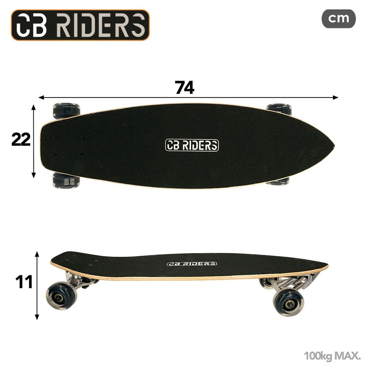 Skateboard Colorbaby 1969 surfero (2 antal) - 4