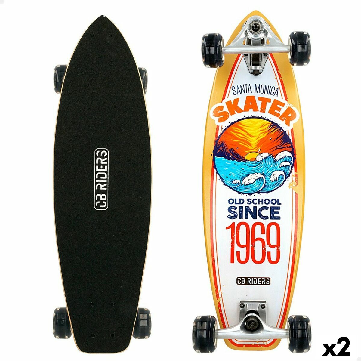 Skateboard Colorbaby 1969 surfero (2 antal) - 8