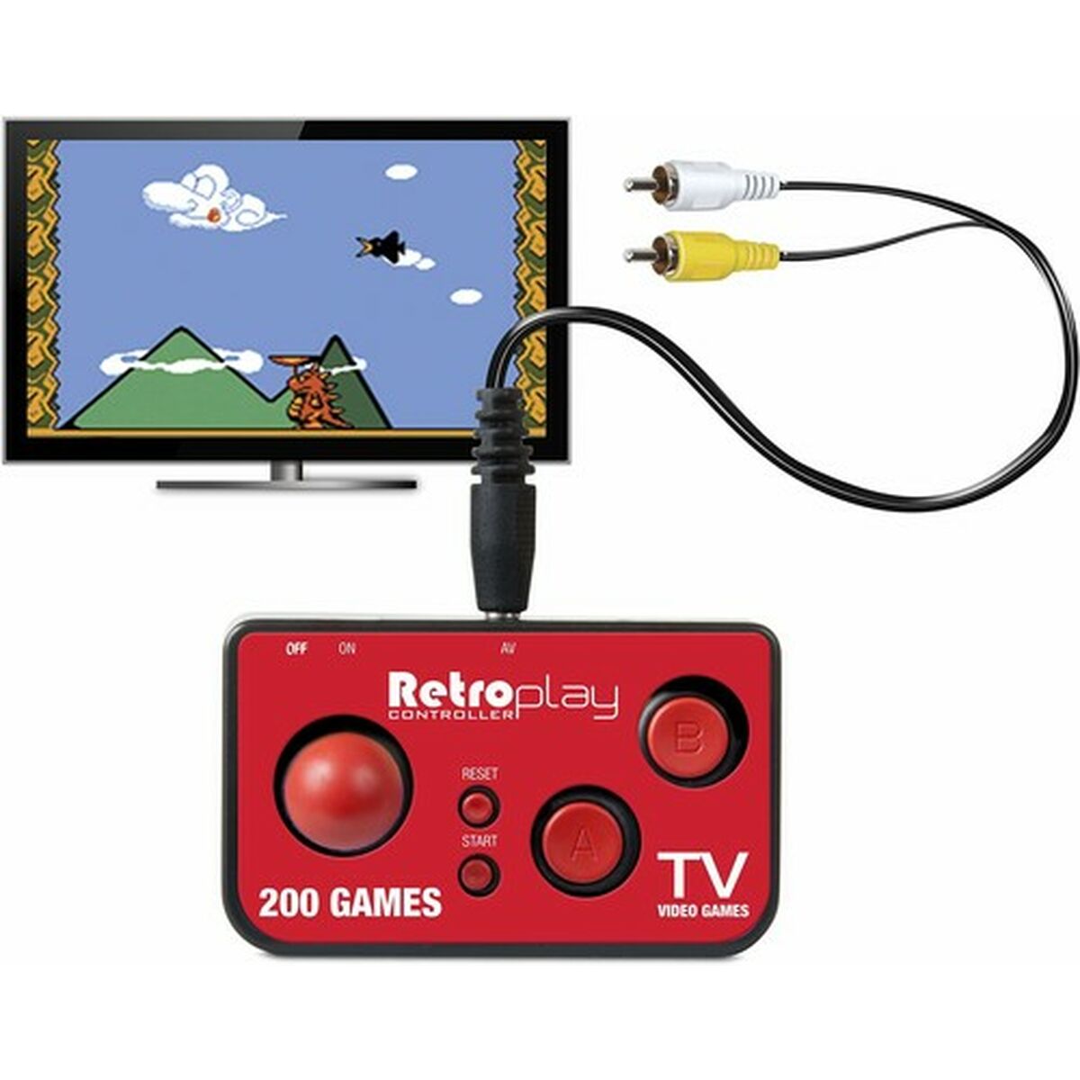 Mini Arcade Game Machine My Arcade RETROPLAY CONTROLLER 200 GAMES DGUN-2579 - 3