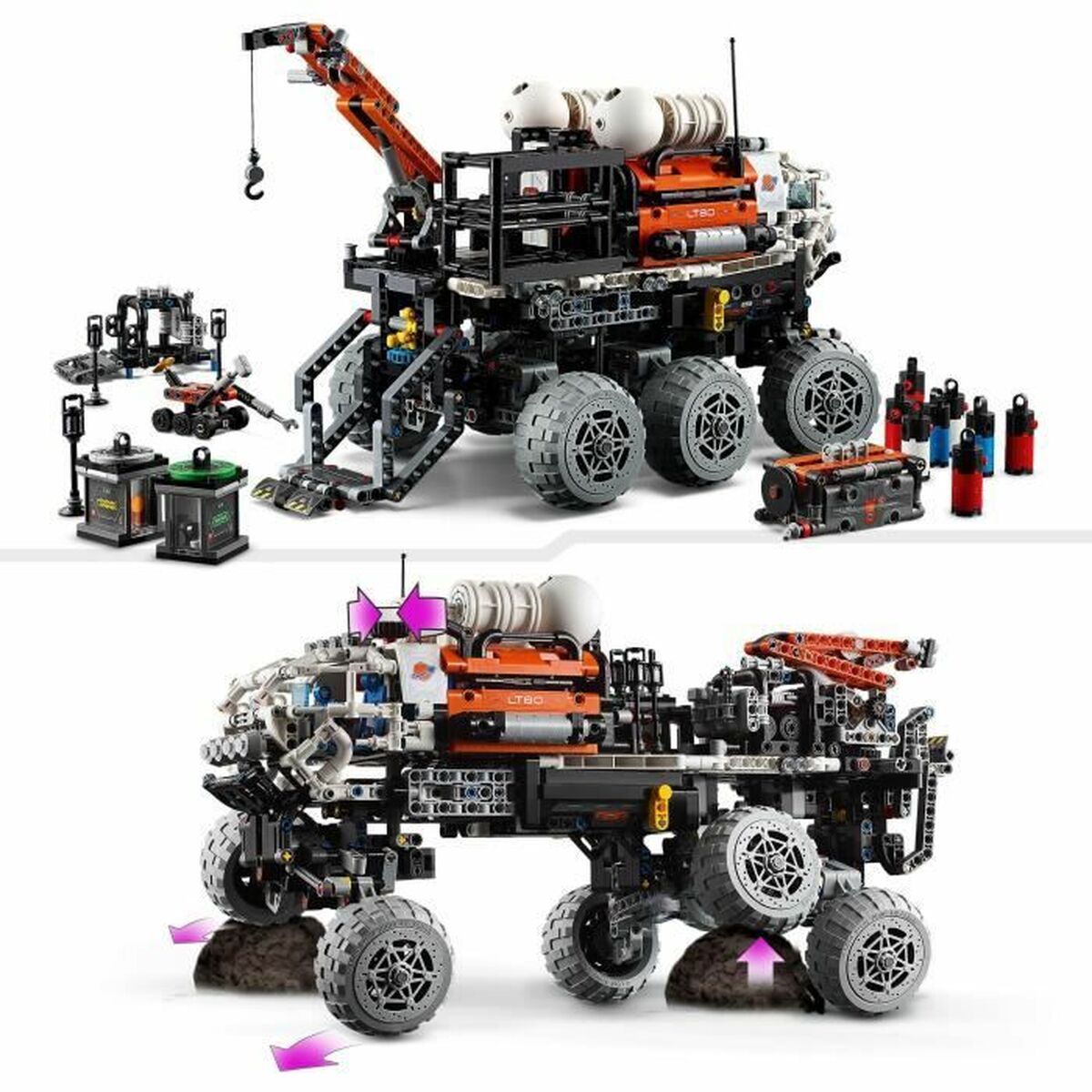 Byggsats Lego Technic 42180 Mars Manned Exploration Rover Multicolour 1599 Delar - 3
