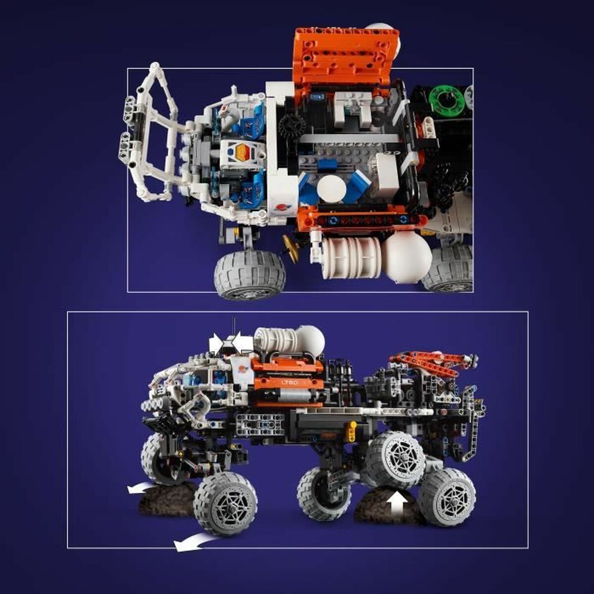 Byggsats Lego Technic 42180 Mars Manned Exploration Rover Multicolour 1599 Delar - 4