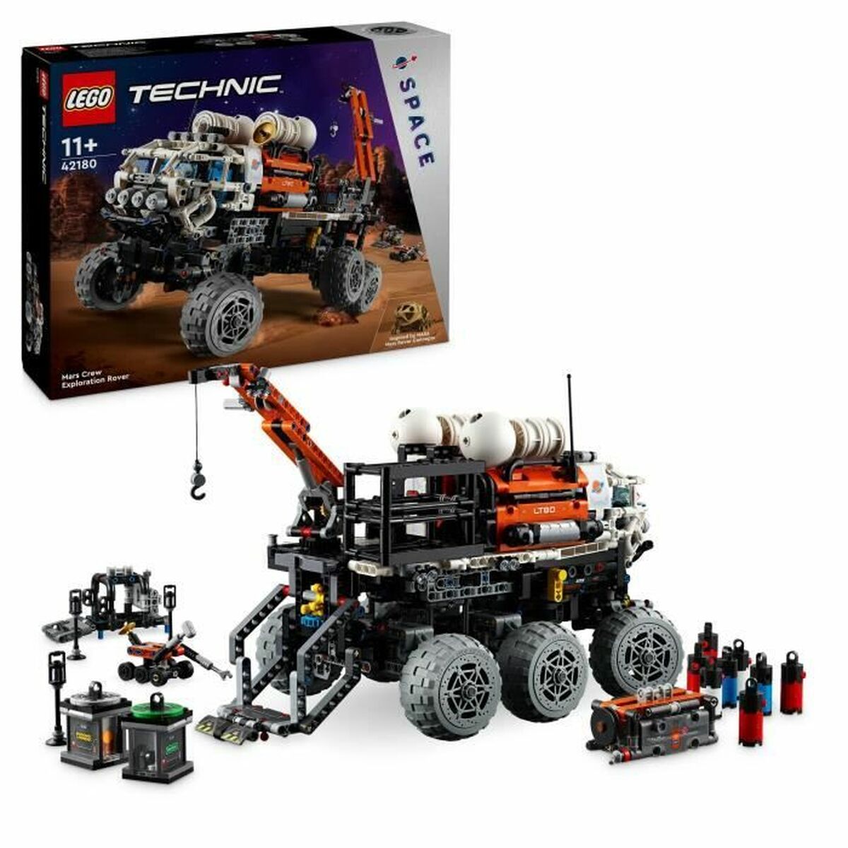 Byggsats Lego Technic 42180 Mars Manned Exploration Rover Multicolour 1599 Delar