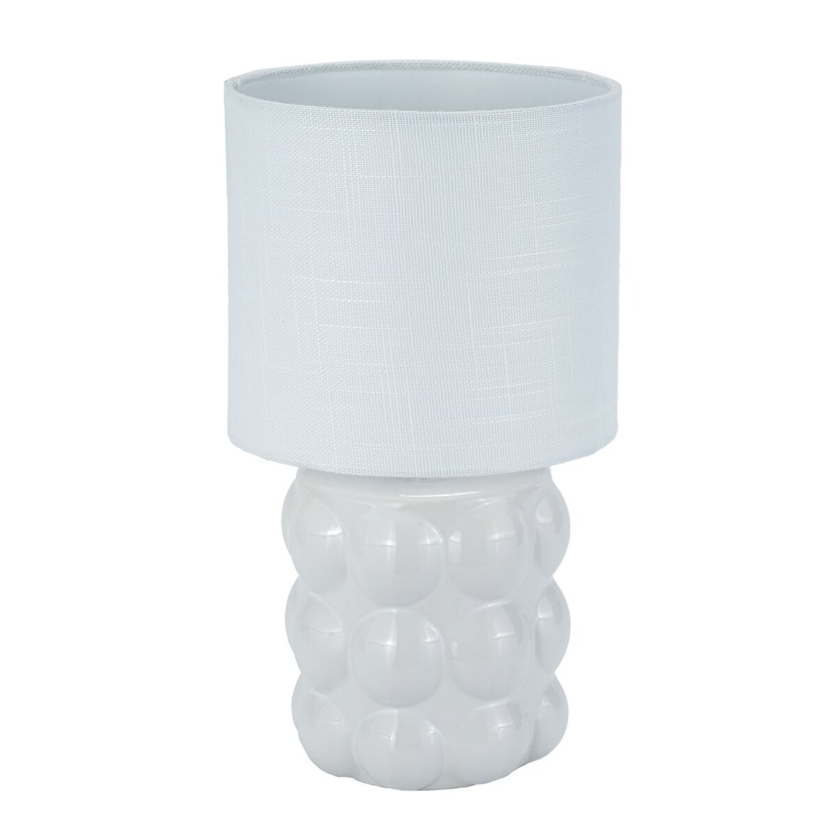 Bordslampa Versa Vit linne Keramik 17 x 30 cm