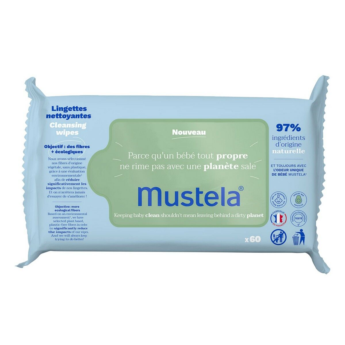 Våtservetter Mustela 60 antal - 4