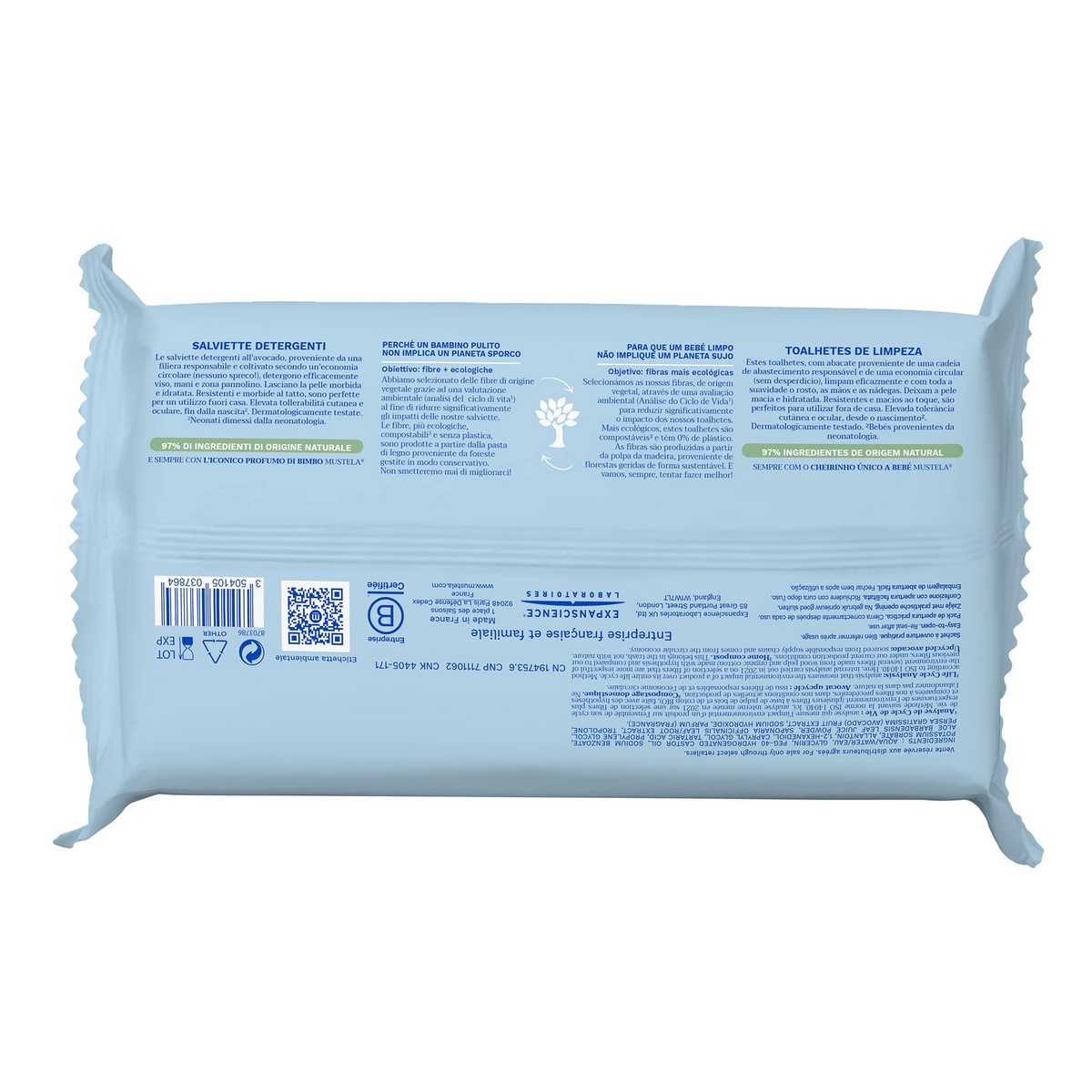 Våtservetter Mustela 60 antal - 3