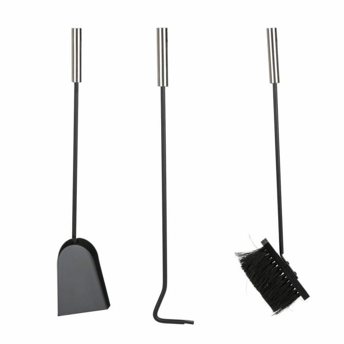 Korg för ved Alexandra House Living Järn 32 x 81 x 35 cm Brastillbehör - 2