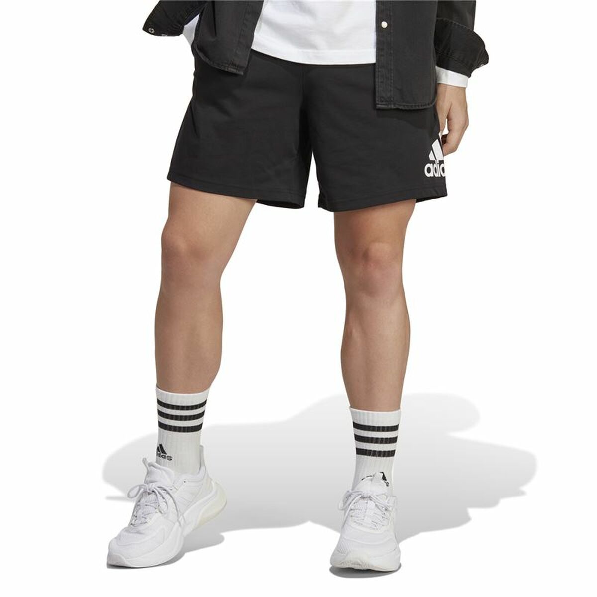 Träningsshorts Adidas Essentials Logo Svart - 2