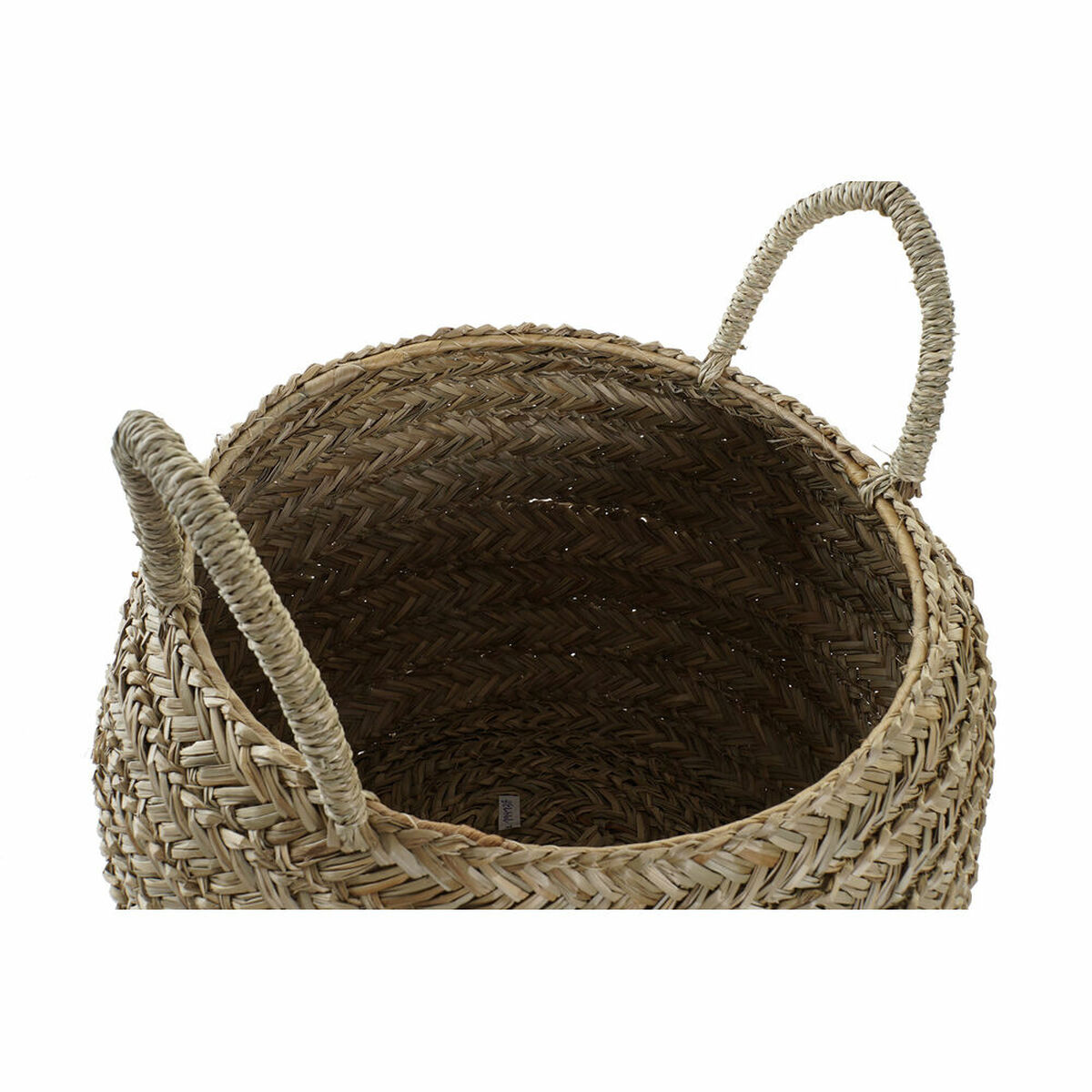 Dekorativ korg DKD Home Decor Naturell Sjögräs - 5